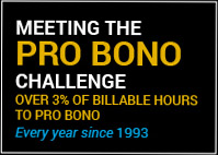 Pro Bono Challenge 3 percent every yr BLK